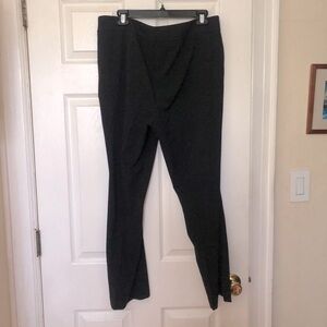 Nine West Pants Dress Career  sz 14/32 Straight Leg Cropped Mid Rise Black